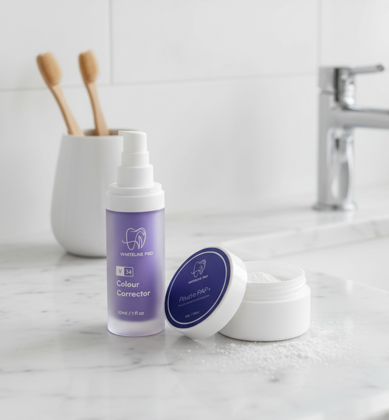 Pack Duo - Poudre et Dentifrice blanchissant